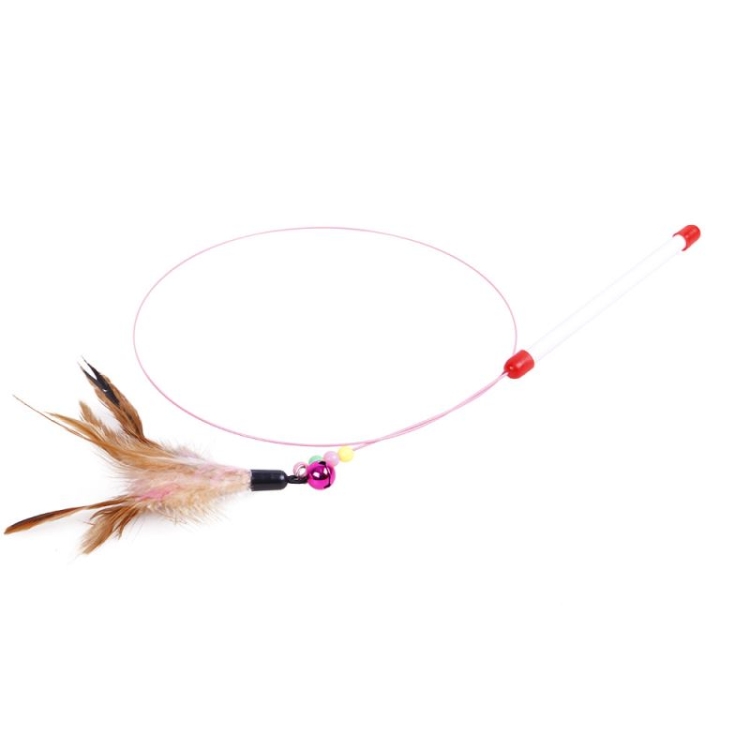 Wire Feather Funny Cat Toy
