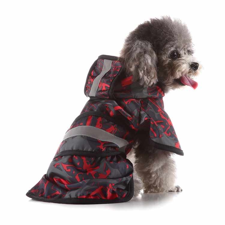 Polyester Fashion Pet Raincoat