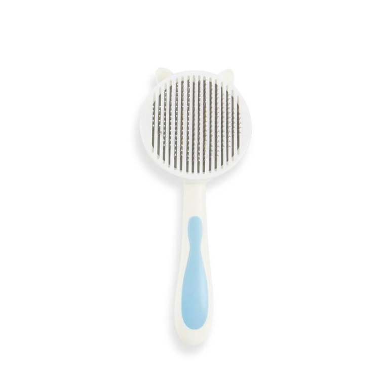 Cat head shape  straight handle pet comb