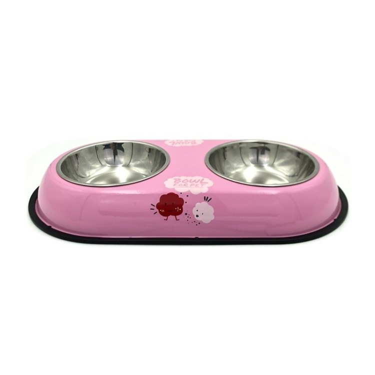 Anti-overturning cartoon pet bowl