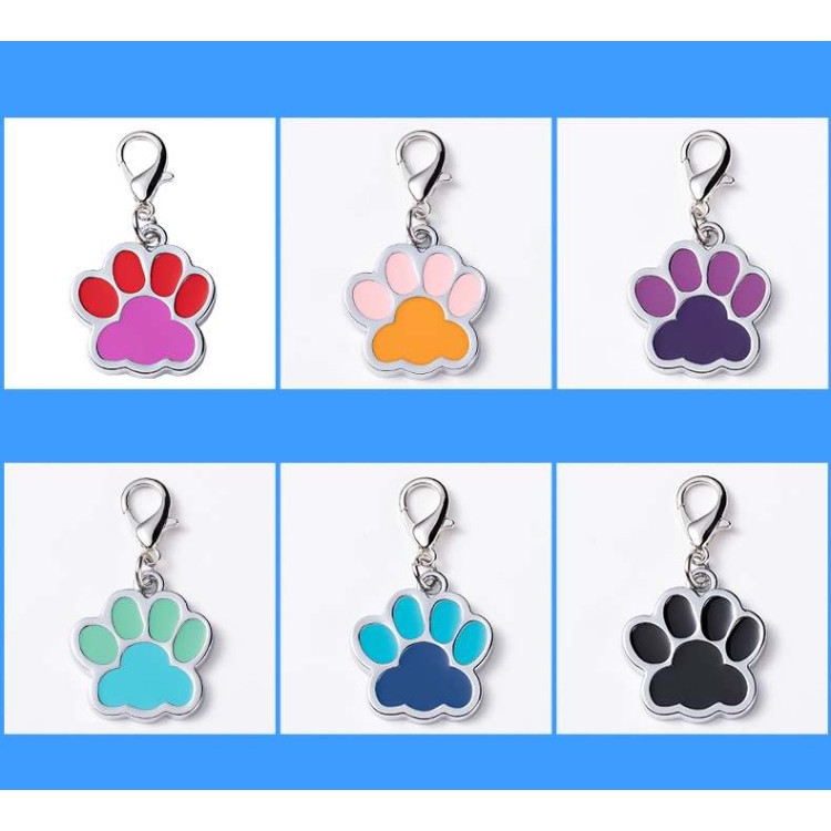 Factory Outlet Dog Paw Shape Pet Hang Tag