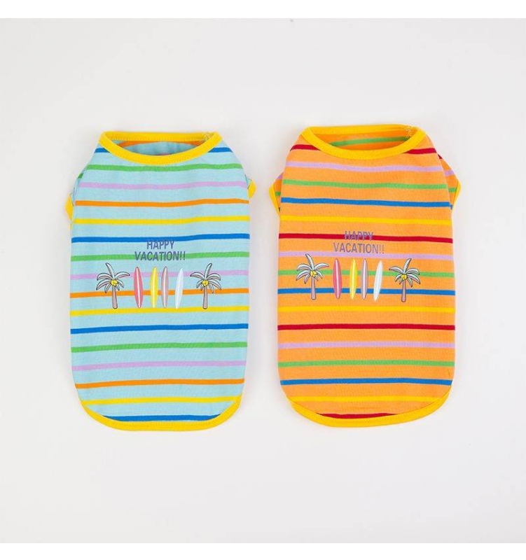 Summer happy vacation dog clothes