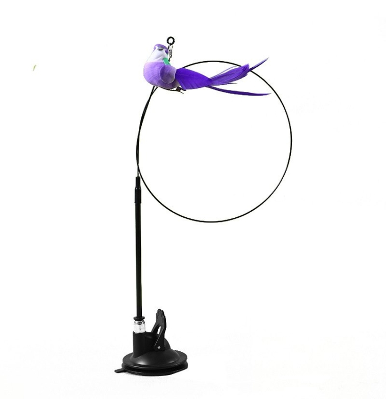 Steel wire strong suction cup teasing cat stick