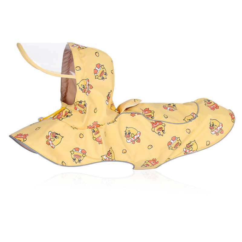 Cartoon style lovely dog raincoat