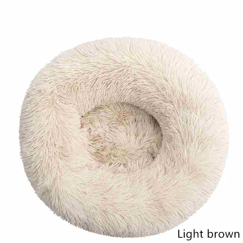 Winter warm cat and dog round kennel