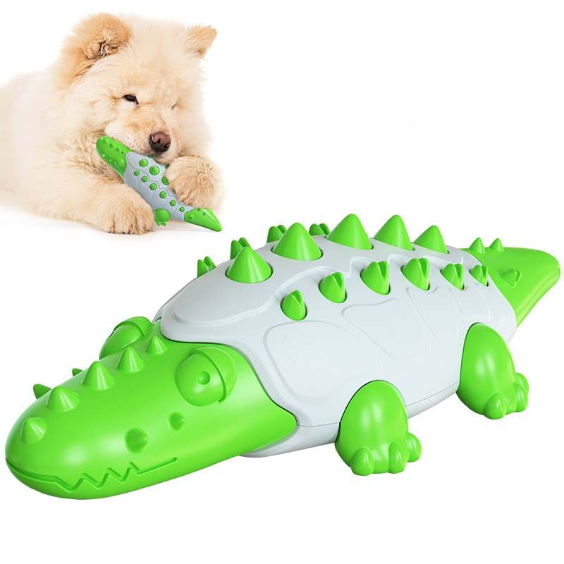 Crocodile shape dog toy