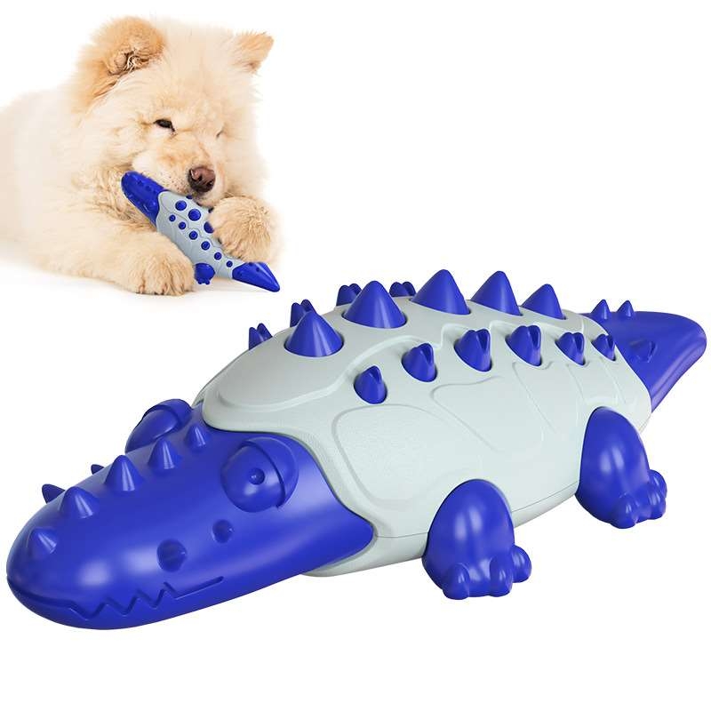 Crocodile shape dog toy