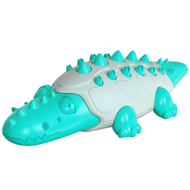 Crocodile shape dog toy