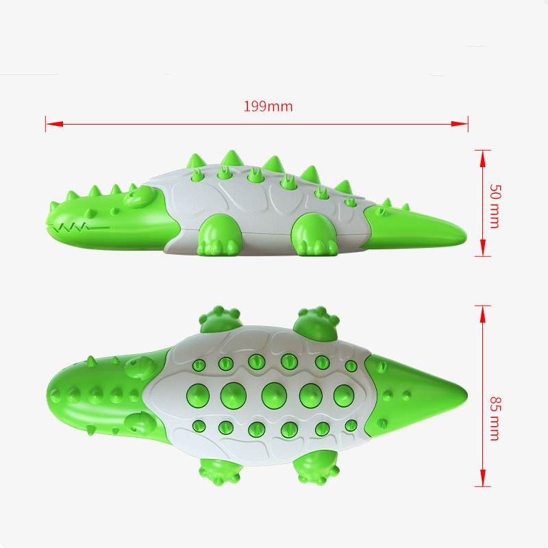 Crocodile shape dog toy