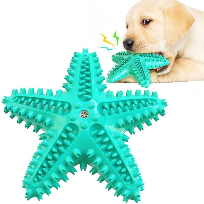 Starfish shape dog toy
