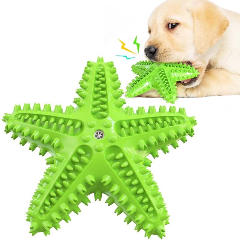 Starfish shape dog toy