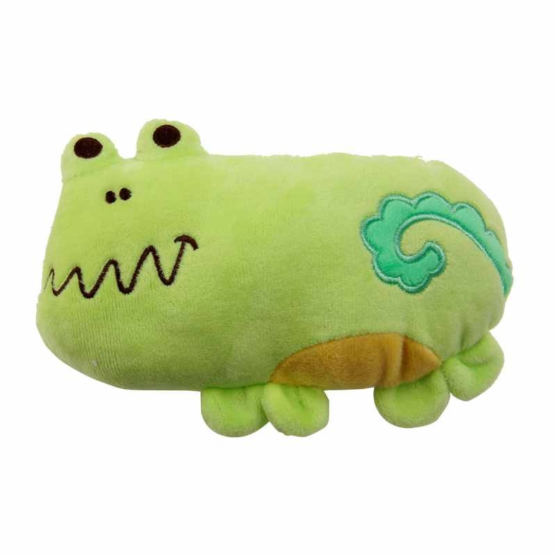 Plush fabric Brown Bear Pig Frog Hippo shaped dog toy