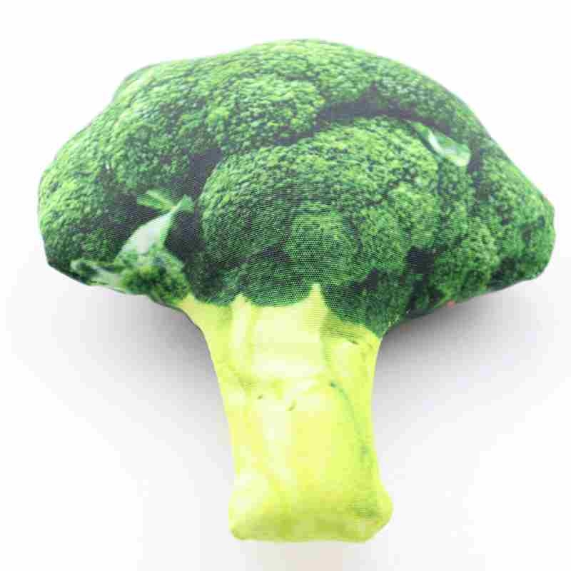 Plush fabric Cabbage Radish Popcorn Cauliflower shaped dog toy