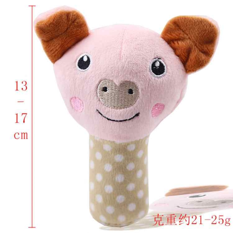 Plush fabric Rabbit Bear and Pig shaped dog doll