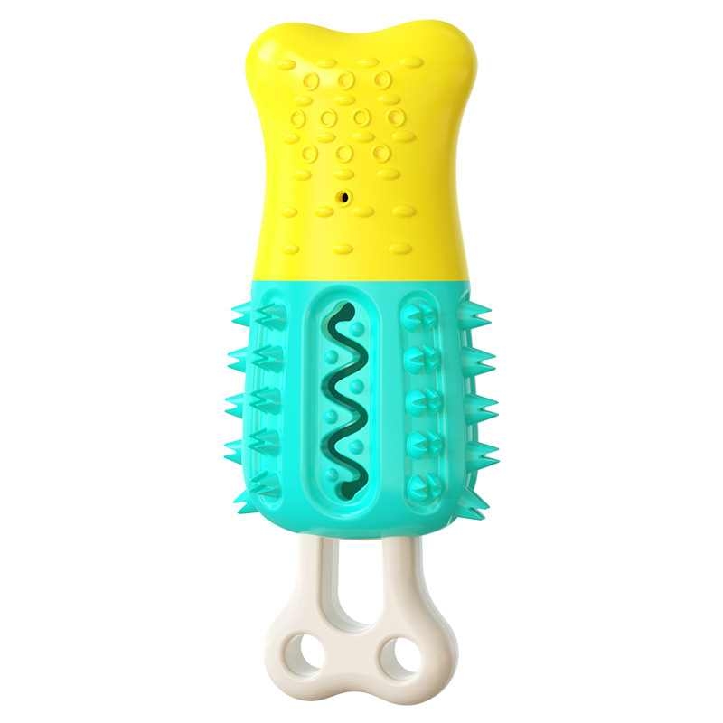 Popsicle shaped dog chew toy