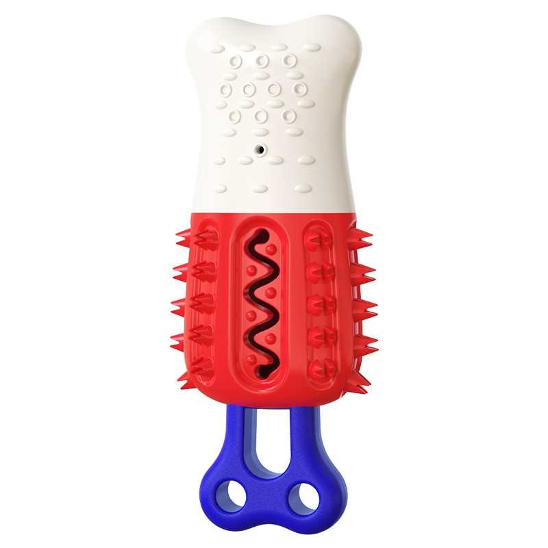 Popsicle shaped dog chew toy