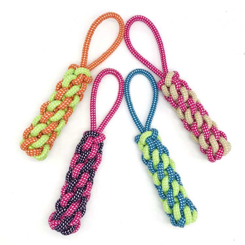 Cotton rope corn cob shaped dog toy