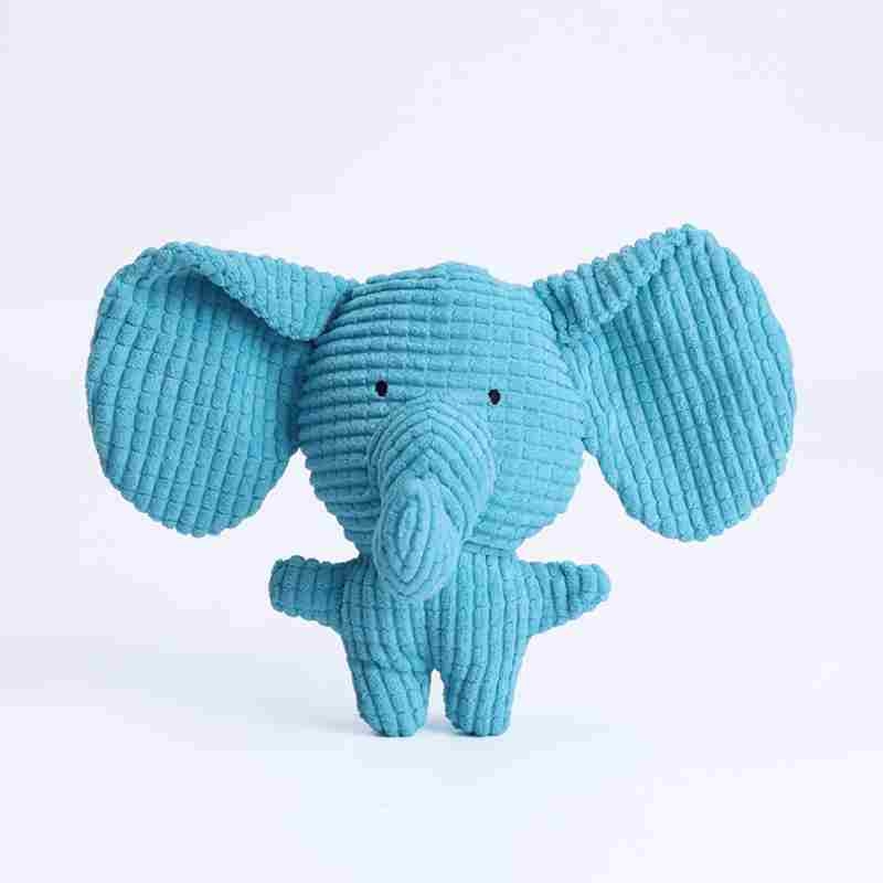 Plush fabric Koala Elephant Rabbit shaped  dog toy