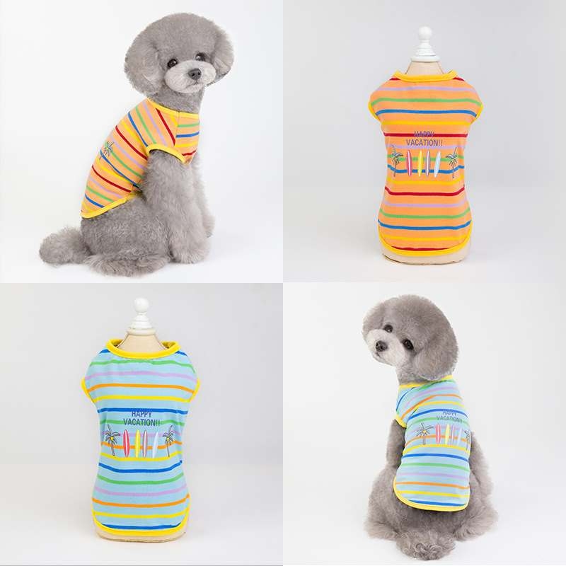 Summer happy vacation dog clothes