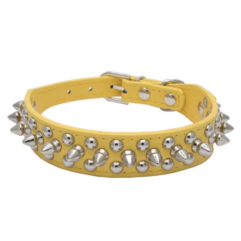 PU Anti-bite rivet pet collar