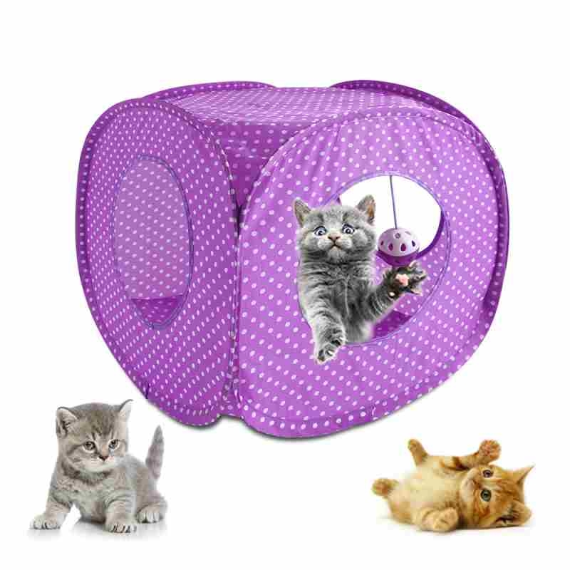 Square Folding Cat Tunnel