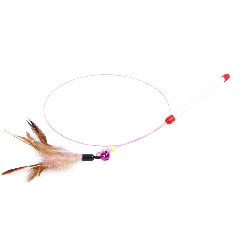 Wire Feather Funny Cat Toy