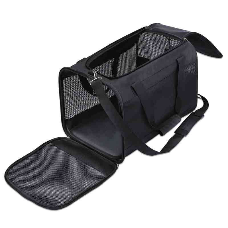 Black pink grey Portable Oxford Cloth Folding Breathable Shoulder Bag