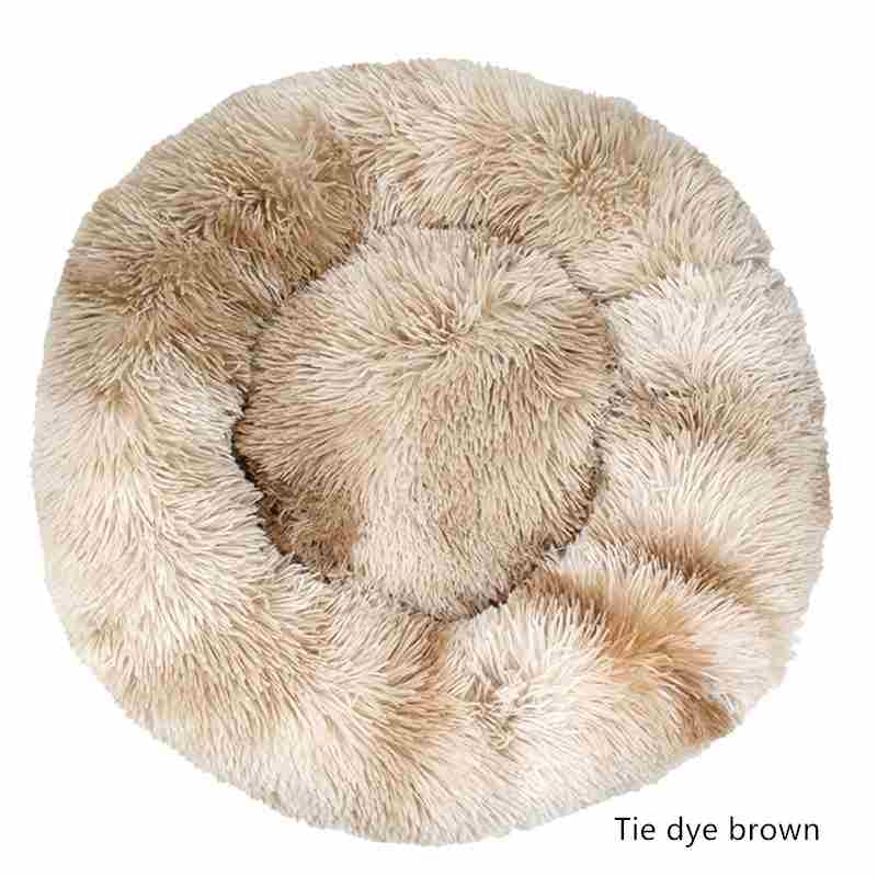 Round Plush Warm Pet Nest