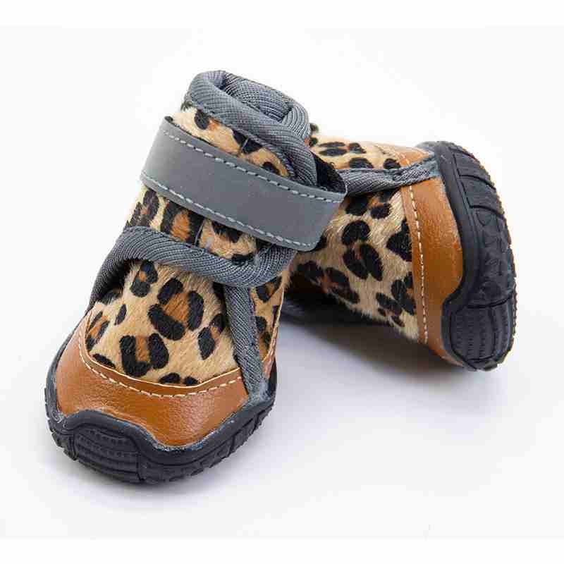 Waterproof warm fashion outdoor wear-resistant pet shoes