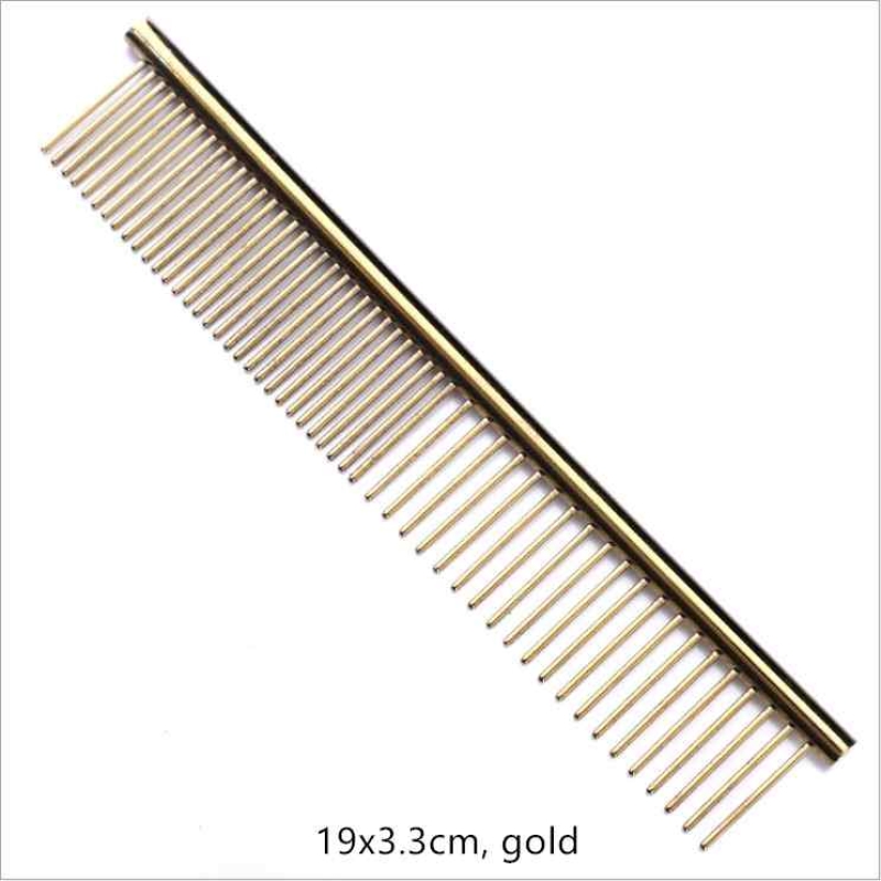 All stainless steel pet comb