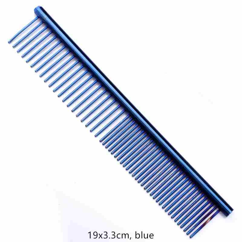 All stainless steel pet comb