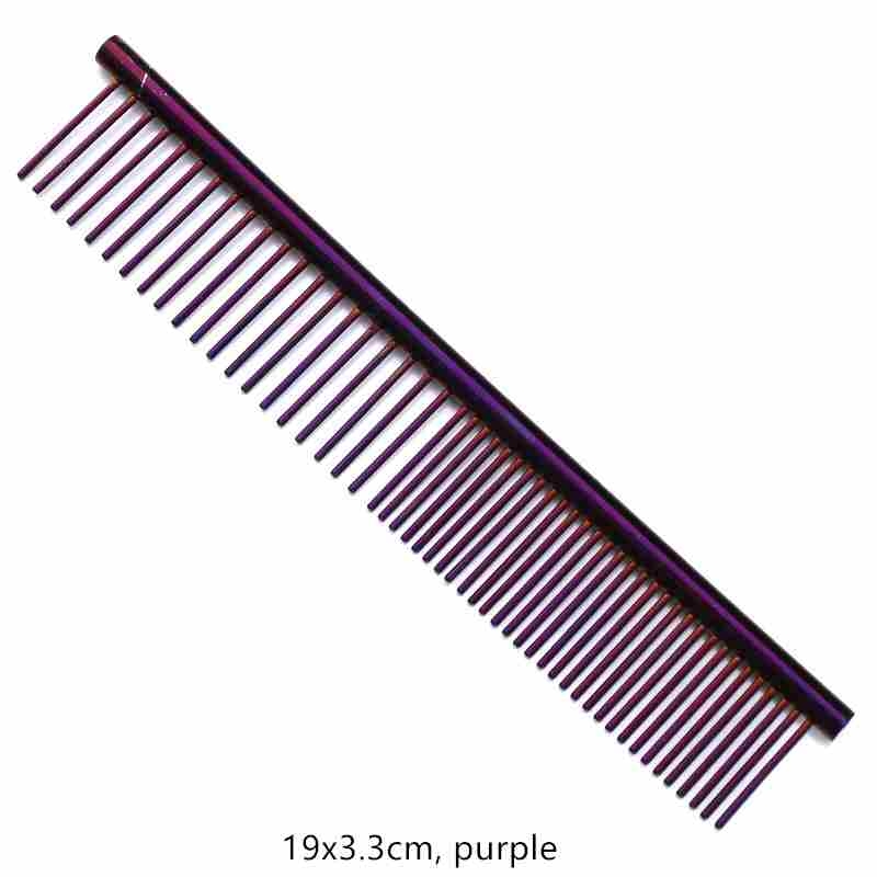 All stainless steel pet comb