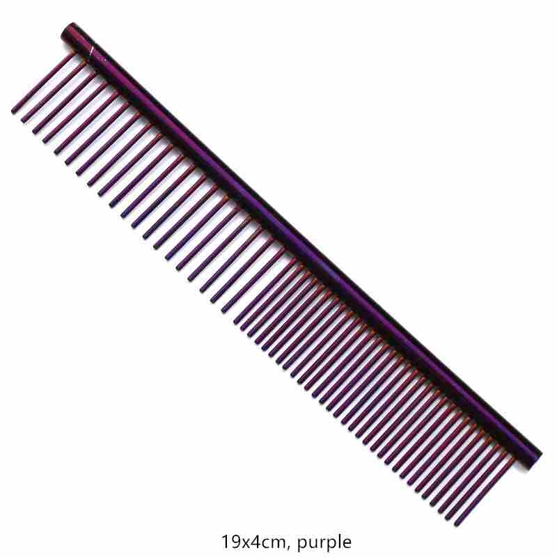 All stainless steel pet comb