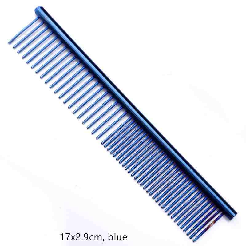 All stainless steel pet comb