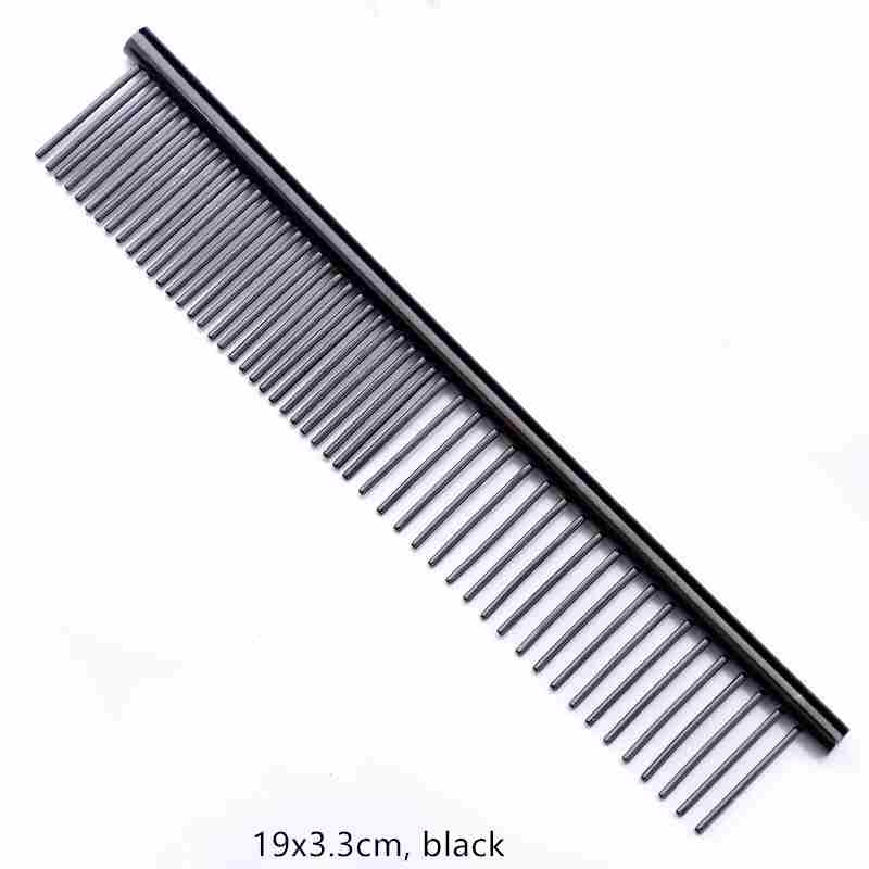 All stainless steel pet comb