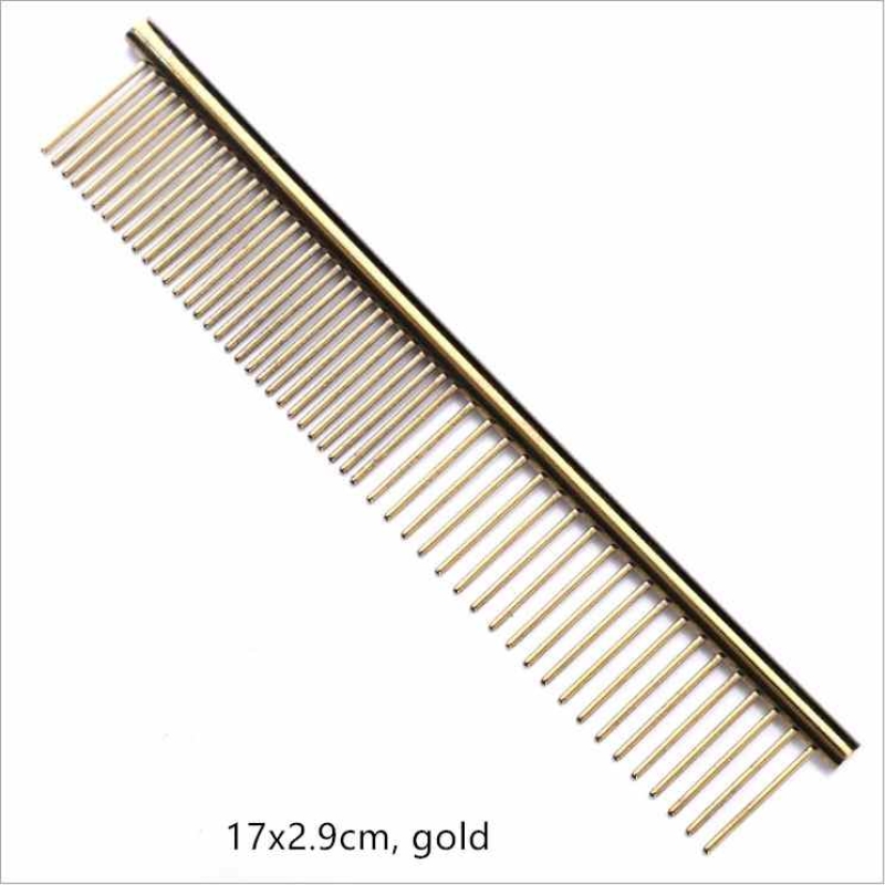 All stainless steel pet comb