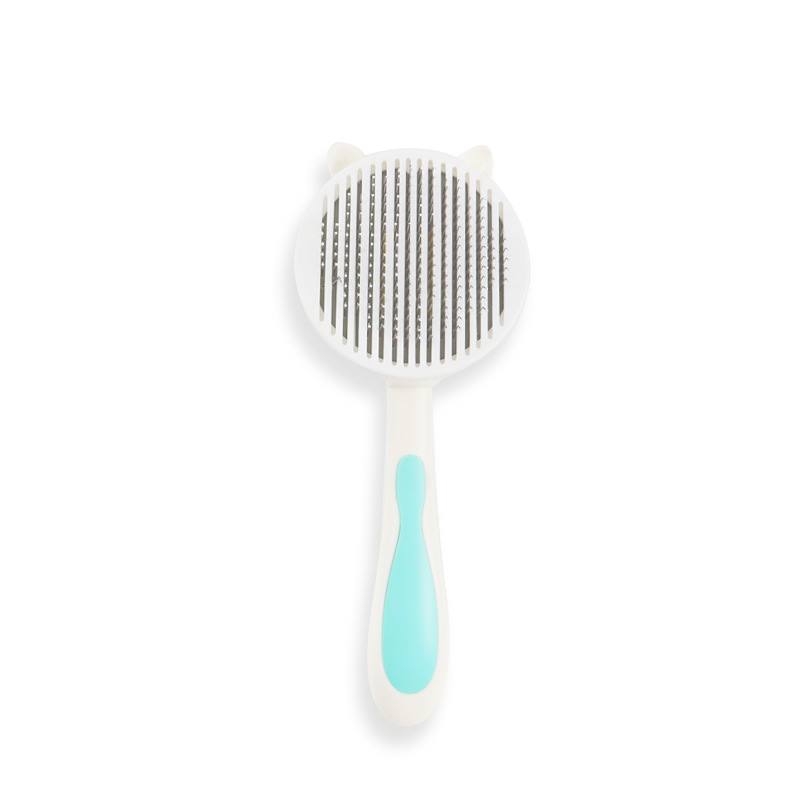 Cat head shape  straight handle pet comb