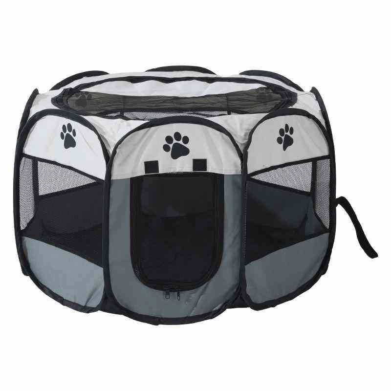 Octagonal Oxford Cloth Anti-Grab Folding Pet Tent