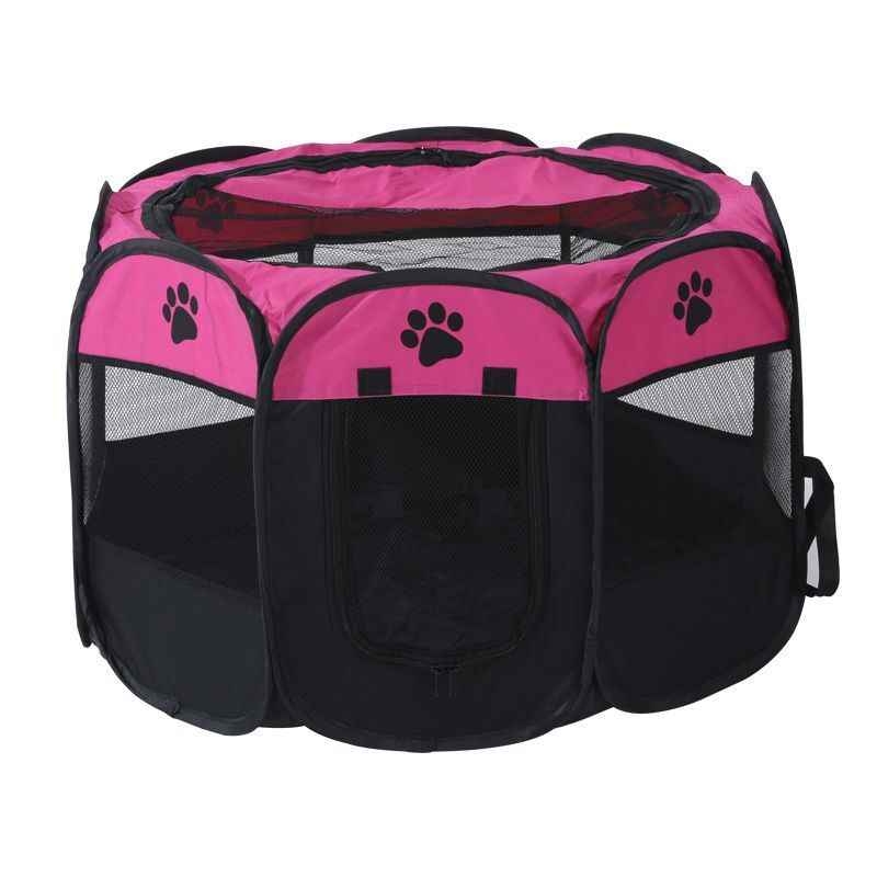 Octagonal Oxford Cloth Anti-Grab Folding Pet Tent