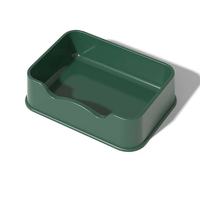 Solid colour big cat litter box