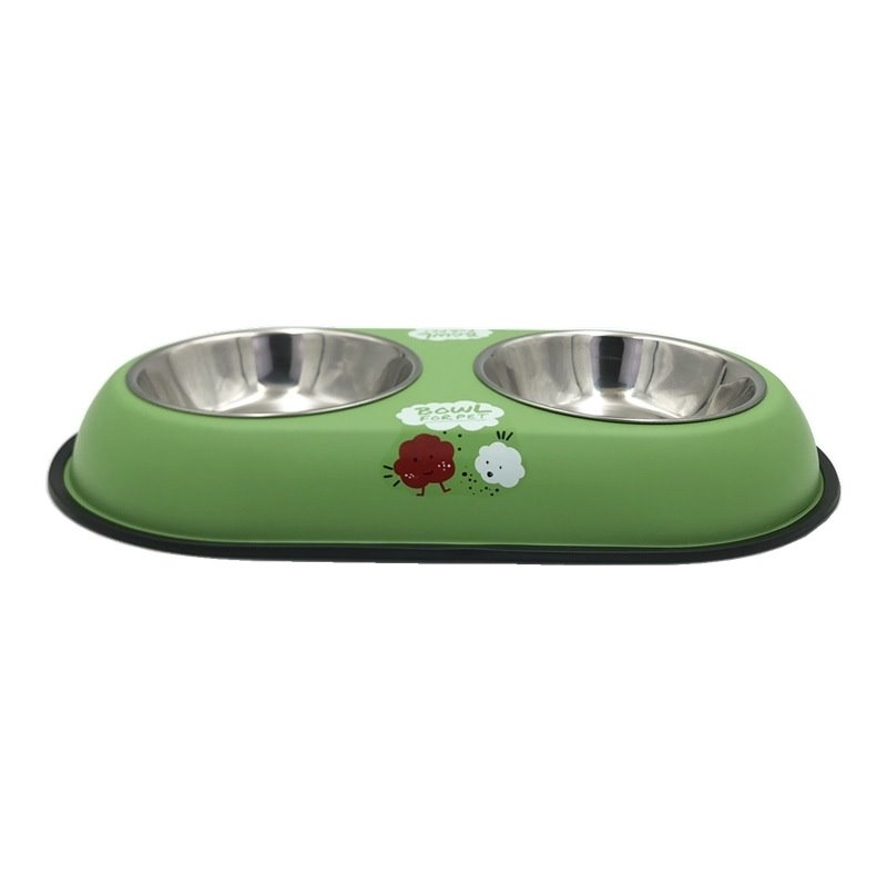 Anti-overturning cartoon pet bowl