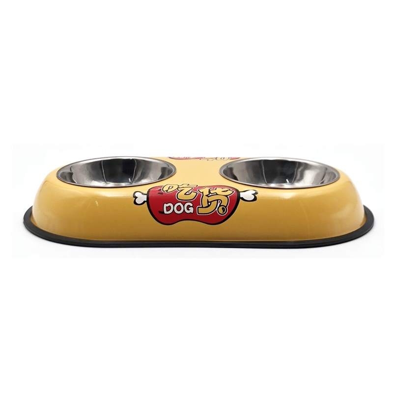 Anti-overturning cartoon pet bowl