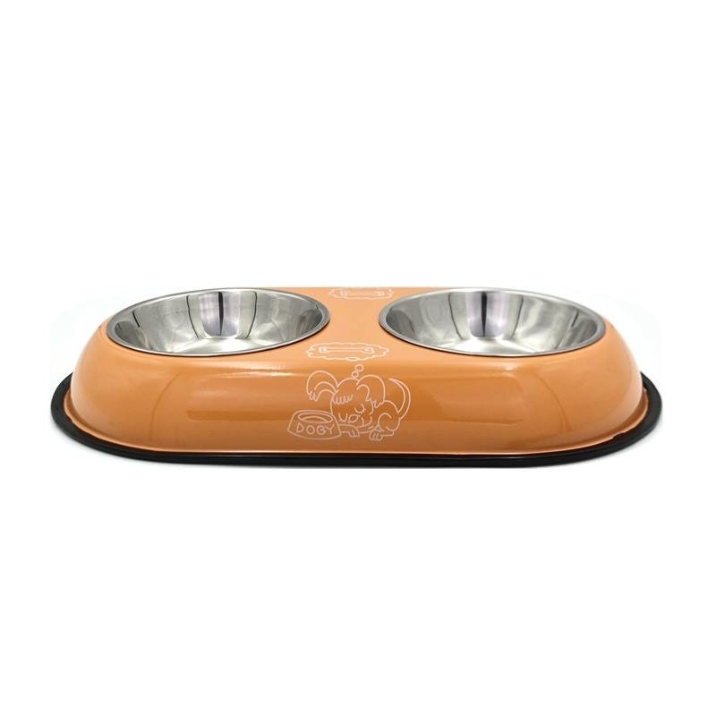 Anti-overturning cartoon pet bowl