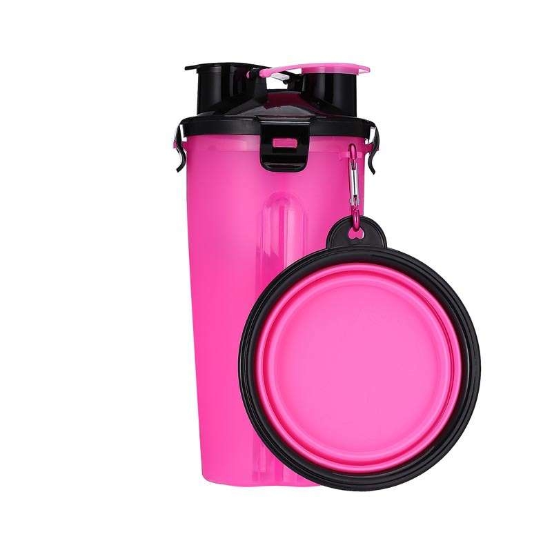 Portable Pet Drinking Bottle WITH One Bowl