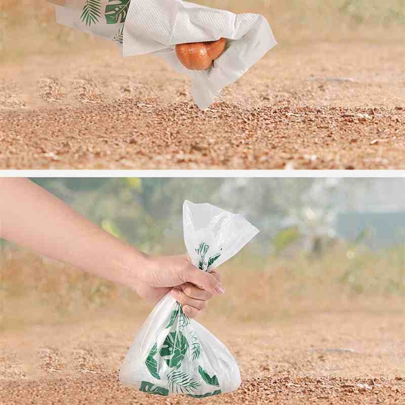 Double layer pet litter bag