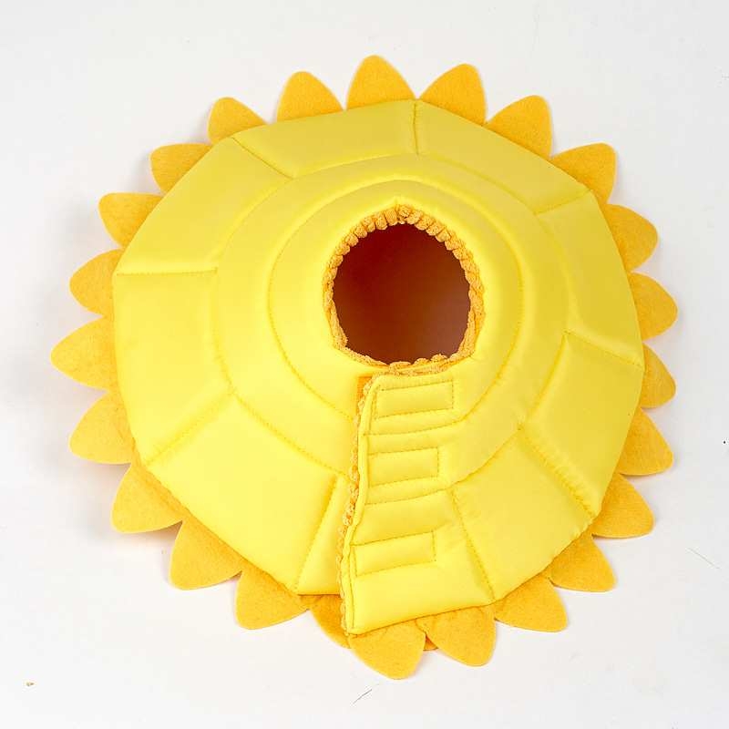 Sunflower Shaped Pet Recovery Collar
