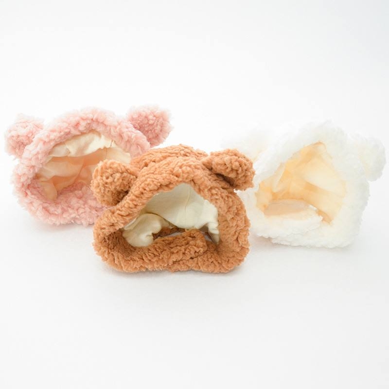 Wholesale Bear Shaped Warm Pet Headgear