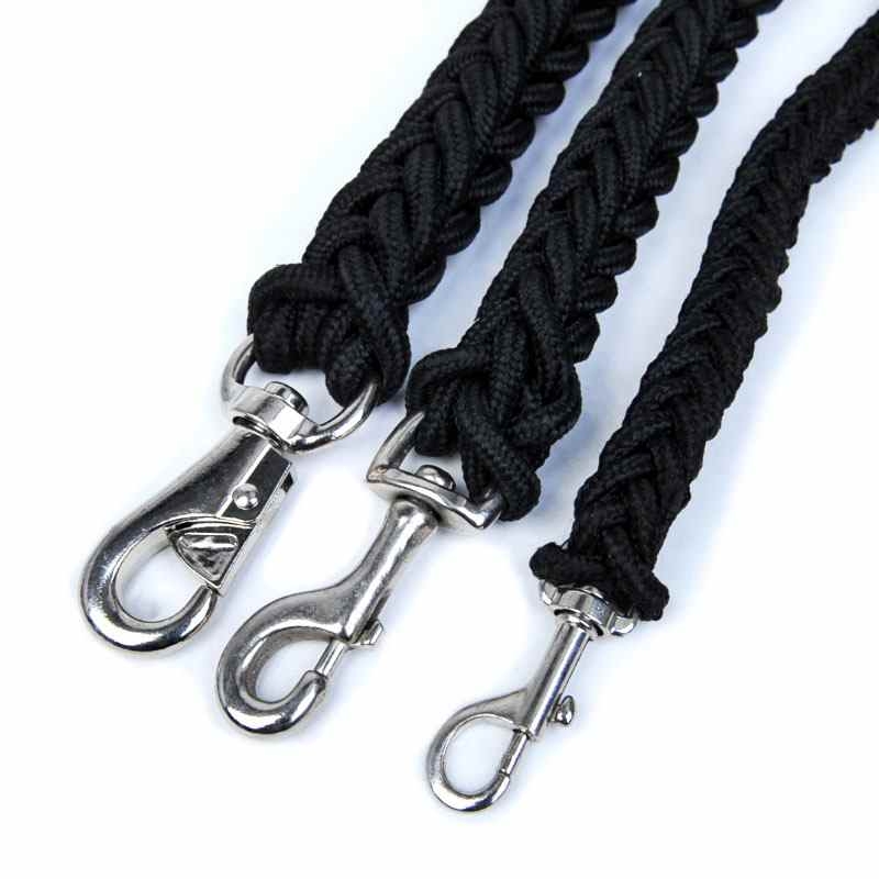 Two-color eight-strand braided dog leash