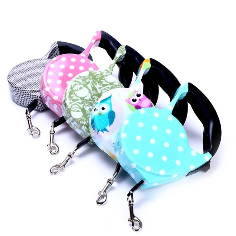 Printed pet automatic retractable leash