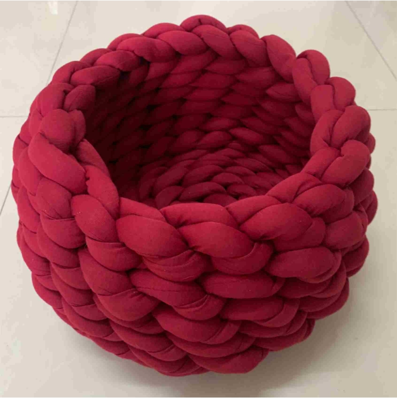 Stuffed Cotton Shag Woven Washable Kennel